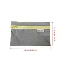 Multifunctional Fabric Storage Bag Student Stationery Pencil Case - Yellow - View 7