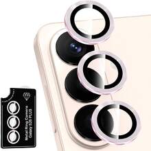 Eagle Eye CD Texture Lens Film, Compatible With Samsung Galaxy A26/A36/A56/A57/A37/S26/S26 Plus/S26 Ultra/S25 FE/25 Edge/A07/A17 Camera Lens Protector, Lens Protection Film, Lens Protection Pad, Full Coverage High Definition Protection, Scratch-Resistant Wear-Resistant Tempered Glass, Bubble-Free Adhesive, Clear Photos, Fashionable Decoration, Easy Installation, Durable, Stylish And Beautiful, Waterproof, Shockproof, Scratch-Resistant - Pink - View 15