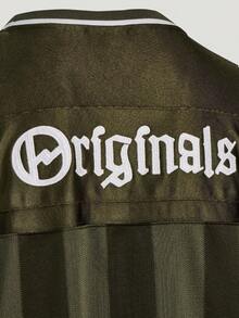 Adidas Originals Kaos Rajut Lengan Panjang Tanpa Kerah Pria OG M 2IN1 JRSY TKS5329 - Dark Green - View 6