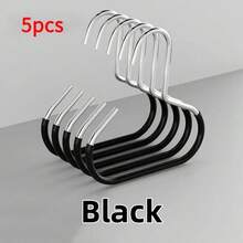 10pcs/6pcs/3pcs/1pc Multi-Function Non-Slip Metal Round Hooks, Suitable For Hats, Underwear, Ties, Scarves, Belts, Applicable For Home, Dorm, Hotel, Bathroom, Bedroom, Wardrobe, Closet Storage Rack - Multicolor - View 19