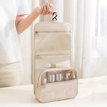 Hanging Travel Toiletry Bag, Waterproof Cosmetic Organizer With 360° Rotating Hook, Dry & Wet Separation Multi-Compartment, Suitable For Travel, Bathroom, Gym - View 9