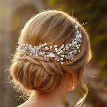 1pc Casual Party Elegant ABS Plastic (ABS Resin) Headband Bridal Wedding Hair Accessory For All Seasons - Multicolor - View 3