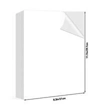 ESHANG 128GSM Matte Printable Inkjet Sticker Photo Paper,A4 50 Sheets Papers For Handmade DIY, Product Labels, Cup Decorative, Back To School - 50 Sheets - View 3