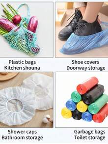1pc Plastic Bag Storage Rack, Kitchen Storage, Suitable For Kitchen And Behind Door Storage, Kitchen Storage, Kitchen Essentials, Kitchen Accessories, Bathroom, Storage And Organization, Home Decor, Kitchen Decor - Multicolor - View 8