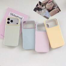 4pcs Macaron Jelly Phone Case Compatible With Apple 17 Pro Max 14/15/16/16 Pro - Multicolor - View 8