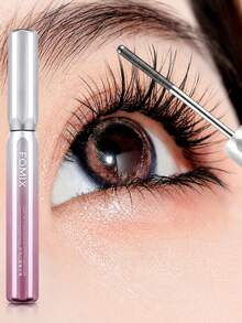 FOMIX Steel Tube Mascara, Waterproof Long Lasting Lengthening & Curling Mascara With Threaded Groove Brush, Quick Dry Smudge Resistant Formula, Defined Separated Lashes, Lightweight Eye Makeup-Black - View 1