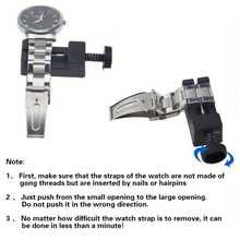 1-Piece Watch Band Repair Tool, Including Watch Band Link Remover, Adjuster, And Opener, Unisex, Easy To Remove And Adjust. Watch Repair Tool - Black - View 11