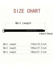 3pcs Men's Designer Casual Belt Set, Metal Buckle, High-Quality Faux Leather Fashion Luxury Belt, Suitable For Daily And Formal Occasions - 3pc (Black + Khaki + Coffee) - View 5