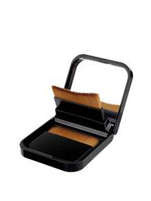 Ultra-Thin Foundation Brush Set Featuring Two Brushes And A Storage Case With A Built-In Mirror. Suitable For Liquid Foundation And Concealer, These Travel-Friendly Tools Help Create A Long-Lasting Finish-An Ideal Essential For Travel And Parties. - Multicolor - View 13