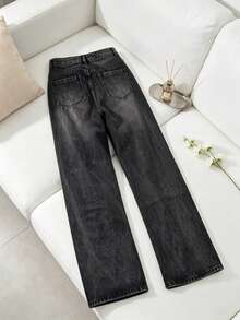 Women Jeans - Black and Gray - View 3