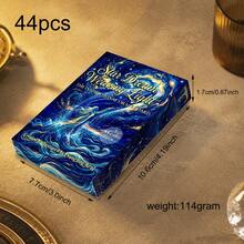 The Starry Night Oracle Cards,A 44-Card Deck,Star Dream Weaving Light Oracle Cards. - Royal Blue - View 10