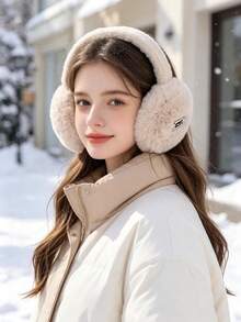 Bohemian Style Polyester Winter Warm Ear Muffs, Korean Version Cute Student Foldable Ear Covers, Ear Warmers, High Aesthetic - Multicolor - View 8