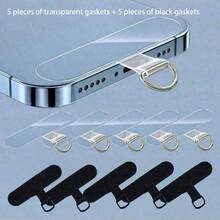 10pcs Universal Phone Lanyard Durable Detachable Strap With Card Pad Smartphone Sticker Tether Pad - Multicolor - View 7