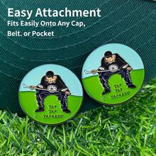 1pc Golf Hat Clip With Ball Marker, Detachable Golf Ball Position Marker Outdoor Golf Accessories - Multicolor - View 7