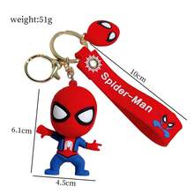 FIFA Co-Branded Q-Version Figurine Keychain, PVC Soft Rubber Material, 3D Character Pendant, Cartoon Style, Backpack Accessory, Niche Creative Hanging Ornament - Multicolor - View 5