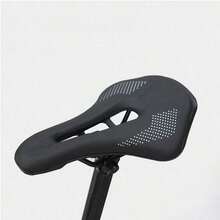 Hollow Breathable Bicycle Saddle, Comfortable Pressure Relief Shock-Absorbing Seat, Universal For Mountain Bike And Road Bike - Multicolor - View 2