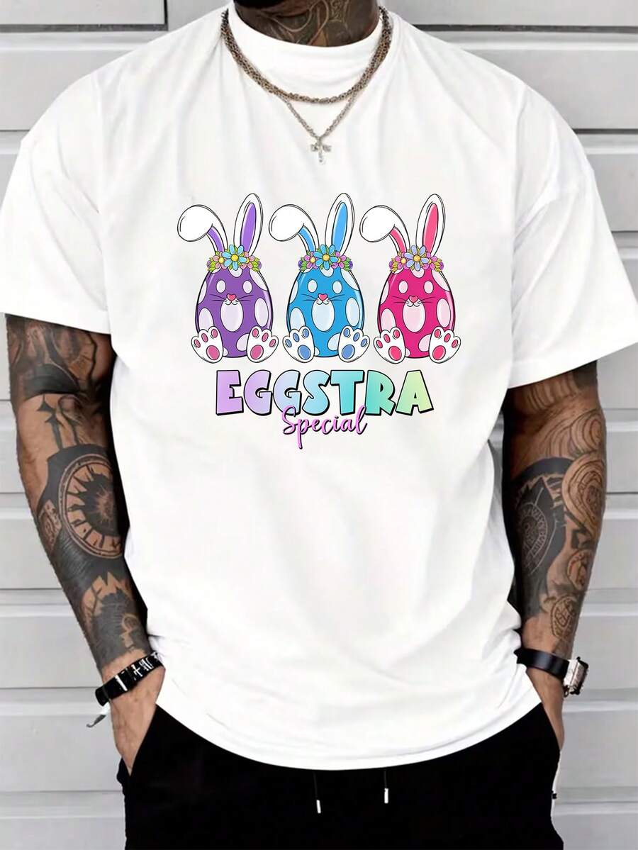 Men T-Shirts - 白色 - 查看 1