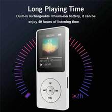 1.8 Inch LCD Screen MP3 MP4 Music Player With Bluetooth, 32GB TF Card, HD Speaker, FM Radio, Voice Recorder, E‑Book Reader, Lossless Sound Mini Portable Audio Player For Sports Running, Ideal Birthday Christmas Gift,150mAh - View 11