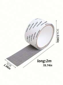 12/5 Rolls Self-Adhesive Window Screen Repair Tape, Insect Screen Hole Repair Patch, Suitable For Dorm Door/Curtain Screen/Mesh Repair, Strong Adhesion Window Screen Repair Tape, Fixes Tears And Bug Screens - A - View 3