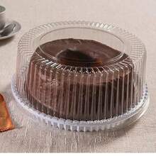 Embalagem redonda para bolo G32 MÉDIA descartável p/ bolo de até 750g c/10 unidadeds - Visão 3