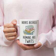 Just A Girl Who Loves Books Mug, Readers Mug, Book Worm Gift, Bookworm Mug, Book Lovers, Book Stack Graphic Design, Unique Reading Themed Gift For Bookworms Readers Book Lovers, Home Office Drinkware - Multicolor - View 12