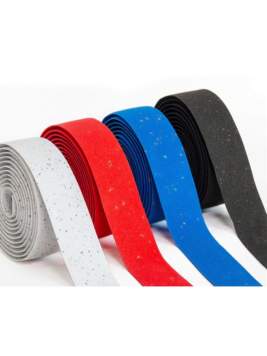 1 Pair Road Bike Handlebar Tape Shock-Absorbing Anti-Slip Grip Wrap, Comfortable Bar Tape, Suitable For Multiple Cycling Scenarios, Bicycle Modification Accessory - Multicolor - View 1