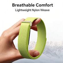 سوار معصم متوافق مع Air Straps، إكسسوارات، حزام ساعة رياضي من النايلون ل- Air Bands، سوار حلقة، حزام نشط قابل للتنفس، متتبع لياقة بدنية - لجهاز  Fitbit Air - مشاهدة 7