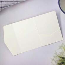 1/5 Premium Envelope Card Holder Printed Wedding Invitation Postcard 30% Off Invitation Cover - A - View 5