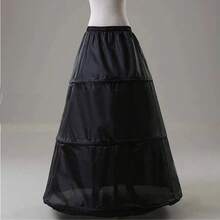 Black Mermaid Wedding Petticoat Crinoline Underskirt Slip - Multicolor - View 10