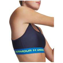 Under Armour حمالات الصدر رياضية نسائية - الأزرق - مشاهدة 5