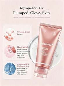Medicube Collagen Wrapping Mask, Overnight Peel‑Off Facial Mask, Hydrating & Elasticity Boost, Hydrolyzed Collagen For Glowing Skin, Korean Skincare 2.53 Fl.Oz - Collagen Overnight Sleeping Mask - View 5