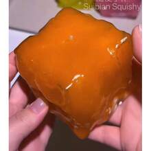 Glacier Jumbo 透明起司 Ruirui 捏捏樂，多感官柔軟麻糬壓力紓壓玩具，慢回彈，緩解焦慮手部感官玩具 - 彩色 - 查看 39