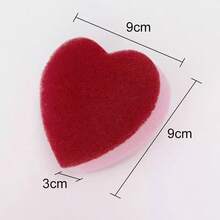 15PCS/6PCS/2PCS/1pc Heart-Shaped Sponge Scrubber For Kitchen Cleaning, Dishwashing, Cup Washing, Pot Scrubbing, Cleaning Sponge, Bathroom Cleaning Sponge, Beautiful Gift For Elders On Holidays - A - View 6