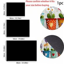 (Hot !!) 1pc Colorful Floral Pattern, 2D Printed Flat Stove Mat, Rubber Non-Slip Heat-Resistant Stove Cover Pad, Suitable For Induction Cooktop, Glass Stove, Multi-Functional Scratch-Resistant Mat, Best Choice For Oven, Washing Machine, Dryer, Kitchen Decor - Multicolor - View 9