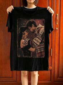 Women T-Shirts - 黑色 - 查看 7