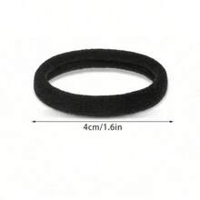 1/2 cái kẹp tóc nhung đen cổ điển có khóa kéo ẩn, túi đựng tiền mặt/tai nghe tiện dụng đa năng, băng đô du lịch thường ngày màu đen có túi ẩn - màu đen - Xem 11