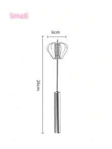 1pc Stainless Steel Multi-Function Mixer And Milk Frother - Handheld Manual Whisk, Suitable For Eggs And Cream - Kitchen Essential Tool, Christmas Gift, All Season Use - Multicolor - View 14
