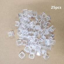 Square Clear Acrylic Tattoo Ink Cups Reusable Pigment Container Stable Placement Smooth Easy Clean Crystal Visible Ink Cup For Tattoo Artists Microblading Permanent Makeup Tattoo Studio Supplies Accessories - View 12