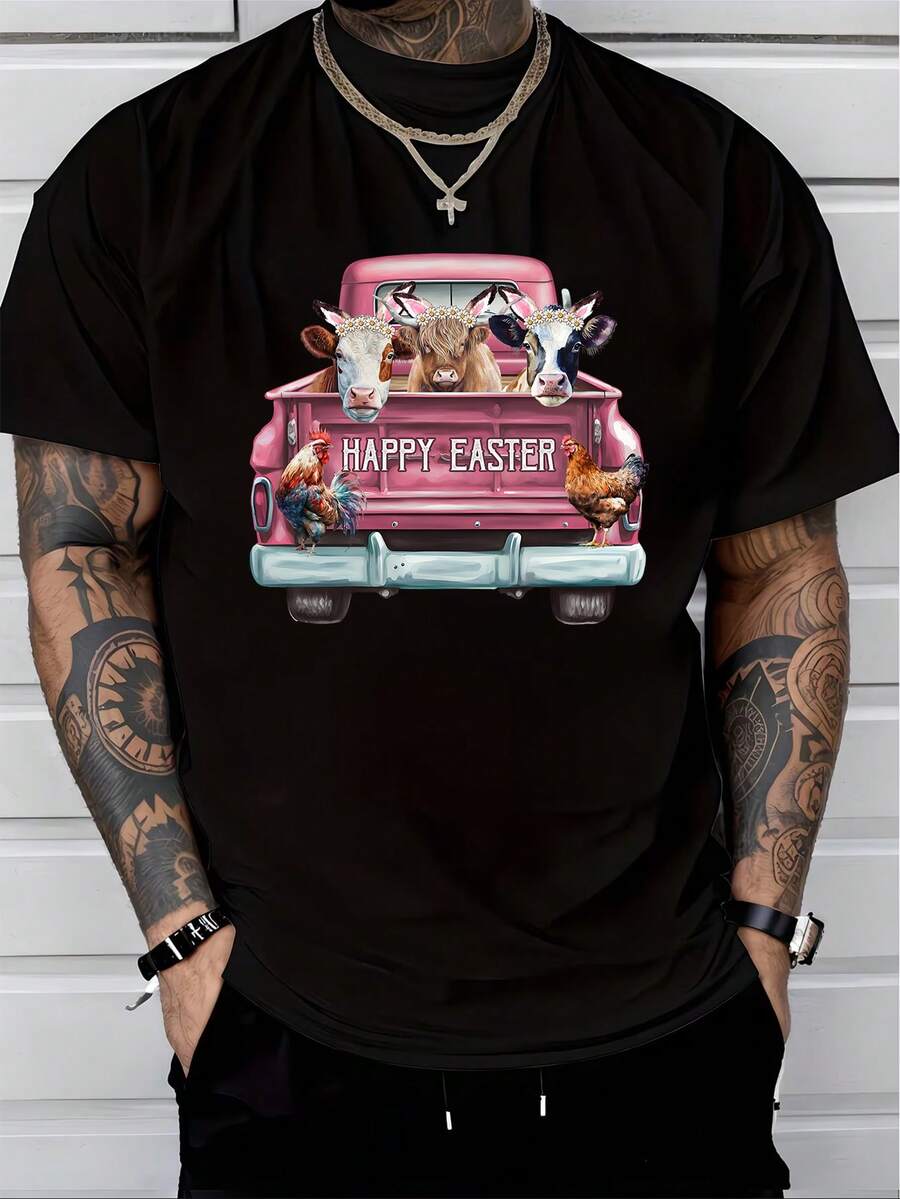 Camisetas de hombre - Negro - Ver 1