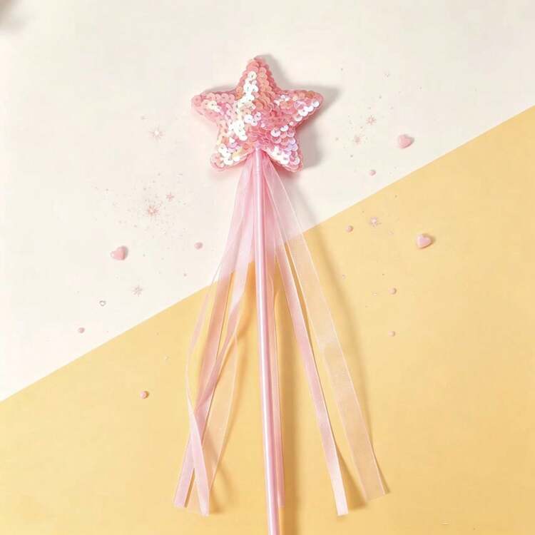 Magic Wand Fairy Stick Glittering Five-Pointed Star Magic Wand Party Performance Prop Cartoon Cute Prop - Multicolor - View 15