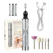 Rechargeable Electric Nail Drill Machine, Portable Pen Nail File Kit, Professional Manicure Pedicure Tool For Acrylic Gel Nails, Nail Polisher For Home & Salon - Multicolor - View 11