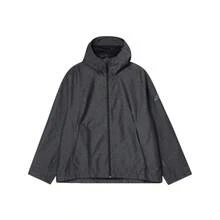 Adidas Men's Loose Fit Casual Classic Outdoor Hooded Woven Jacket Spring/Autumn JJ4657 - Dark Gray - View 1