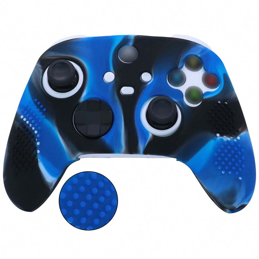 Compatible With XBOX Series S/ X, 1pc Camouflage Pattern Protective Cover, Dust-Proof, Sweat-Proof, Scratch-Resistant, Enhanced Gaming Grip - View 1