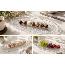Long Glass Serving Platter 33 * 13 Cm - View 2