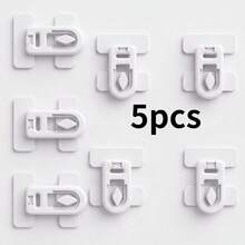 5pcs Multi-Function Safety Locks, No Drilling Design, Easy Installation, Suitable For Cabinets, Drawers, Refrigerators And Storage Cabinets, Prevent Finger Pinching, Provide Home Safety Protection. - Multi-color - View 3