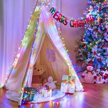 USB Powered Firework Copper Wire Fairy Lights, 3 Color Modes Warm White/Cool White/RGB, Bendable Branch Shape LED String Lights For Bouquet, Vase & Table Home Decor - Silver - View 4