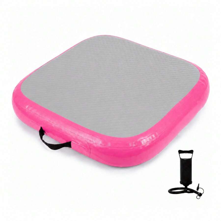 Supernic Portable Inflatable Tumbling Mat Air Track For Gymnastics Yoga Cheerleading Home Training - Pink - View 1