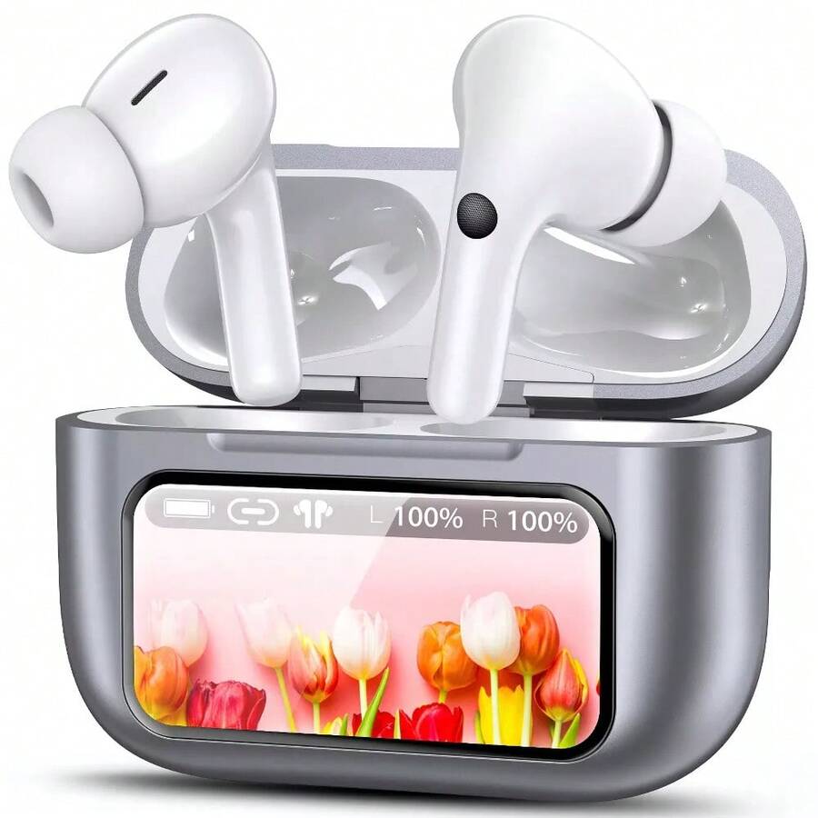 Tagry A9 Pro Wireless Bluetooth Earbuds 5.3 ANC Noise Cancelling Smart Touch Control HiFi Stereo Multi-EQ In-Ear Headphones Suitable For Travel Commute And Daily Use - View 1