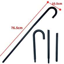 Halloween Magician Scepter Staff, Plastic Party Performance Costume Prop, Black Scepter - Multicolor - View 11