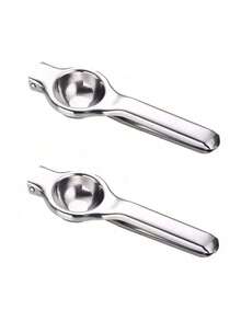 1/2 buah Alat Pemeras Jeruk Manual, Alat Pemeras Jeruk Lemon Stainless Steel, Alat Ekstraksi Jus Buah untuk Penggunaan Rumah Tangga - Perak - View 9